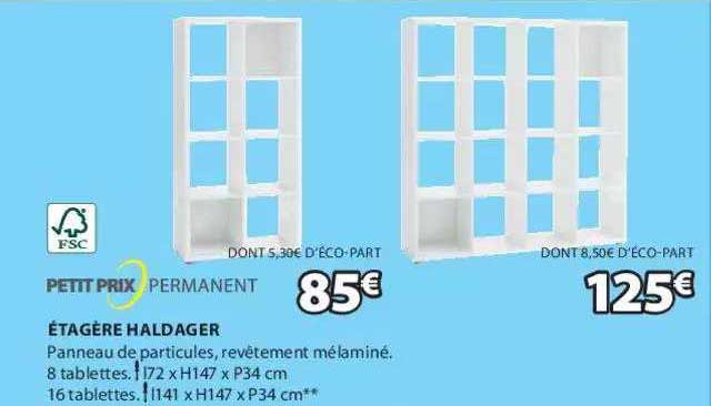 étagère haldager