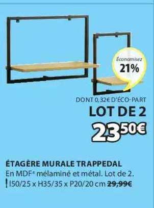 étagère Murale Trappedal