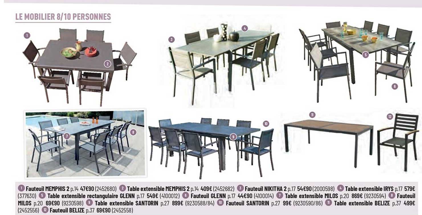 fauteuil memphis 2, table extensible memphis, fauteuil nikitha, table extensible irys, table extensible rectangulaire glenn, fauteuil glenn, table extensible milos, fauteuil milos, table extensible