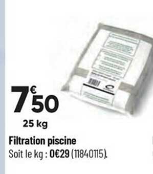 Filtration Piscine