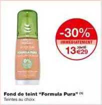fond de teint "formula pura"