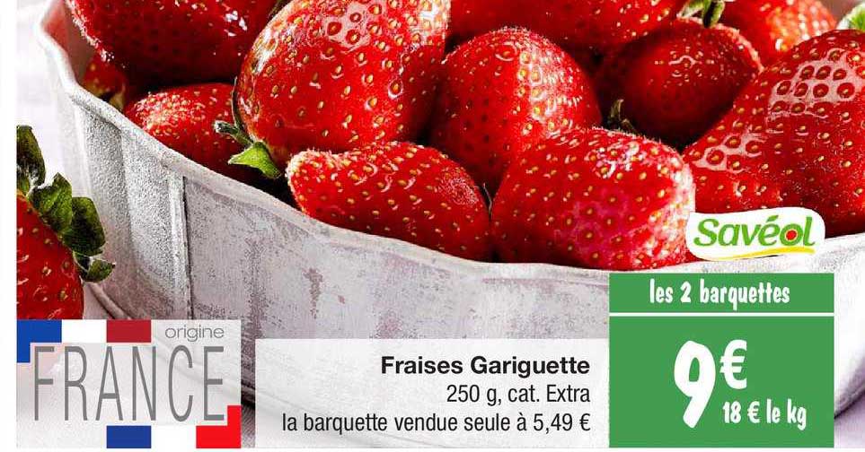 fraises gariguette