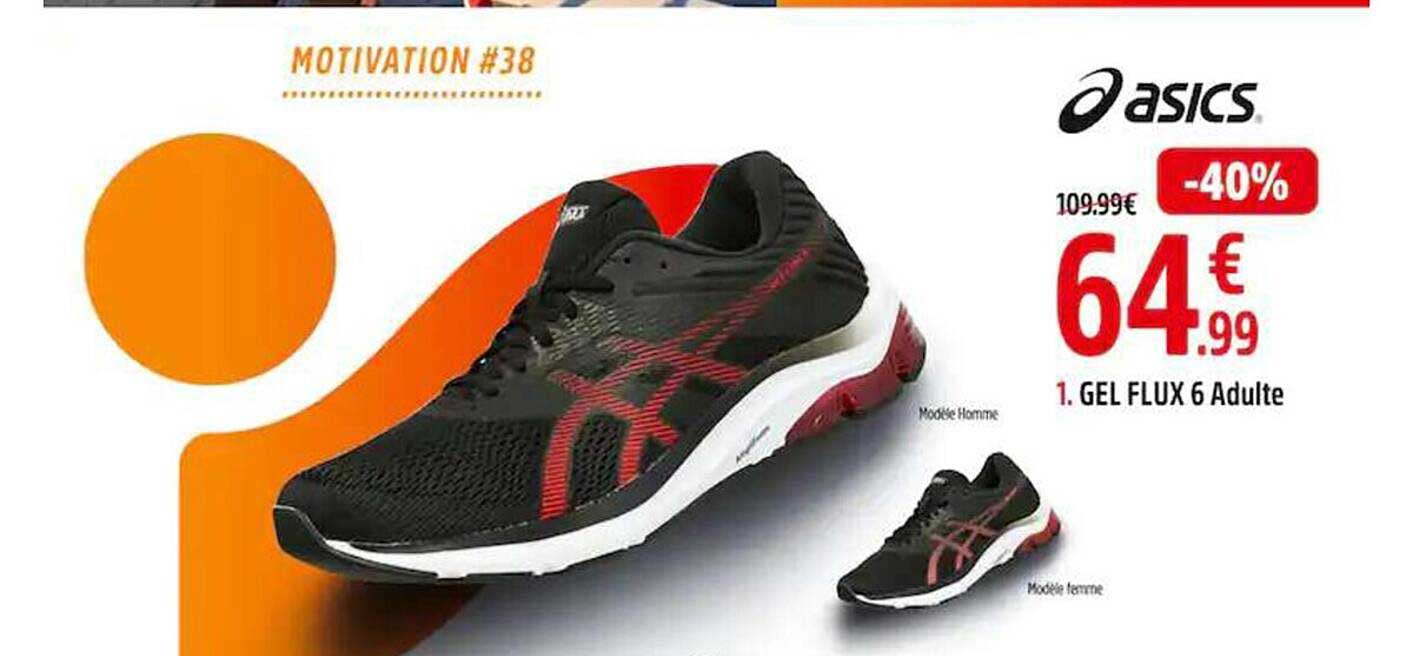 gel flux 6 adulte asics