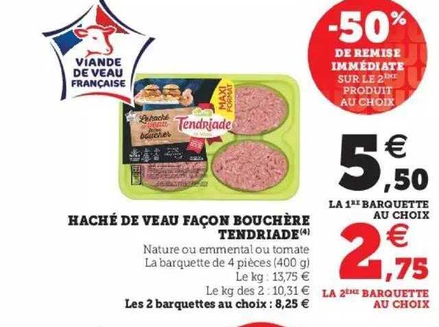 haché de veau façon bouchère tendriade