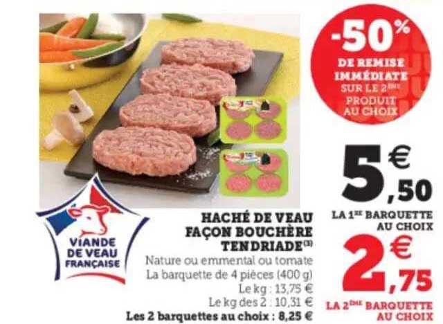 haché de veau façon bouchère tendriade