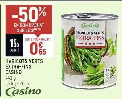 haricots verts extra-fins casino