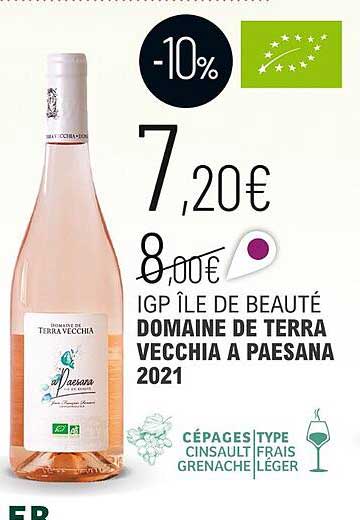 igp île de beauté domaine de terra vecchia e paesana 2021