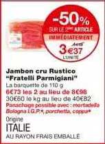 jambon cru rustico "fratelli parmigiani"