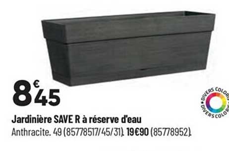 jardinière save r à réserve d'eau