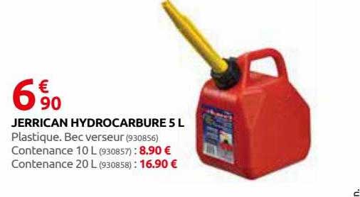jerrican hydrocarbure 5 l