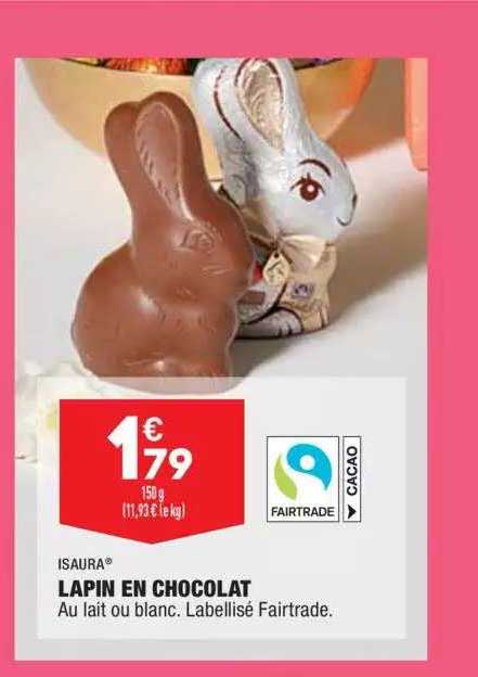 lapin en chocolat isaura