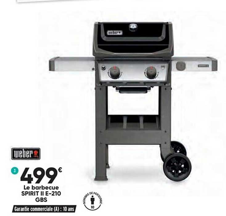 le barbecue spirit II e-210 gbs weber