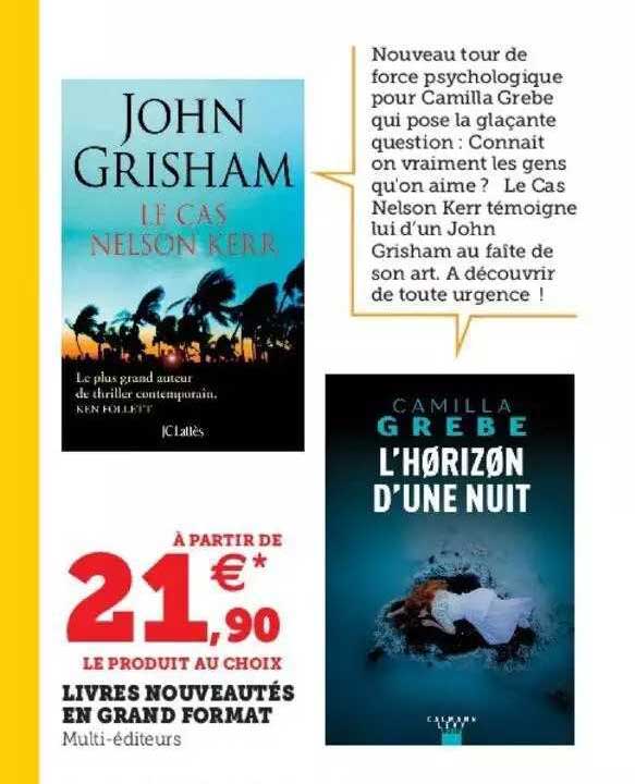 livres nouveautés en grand format