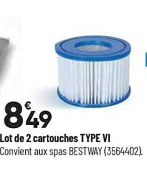 lot de 2 cartouches type VI