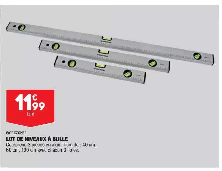 Lot De Niveaux à Bulle Workzone