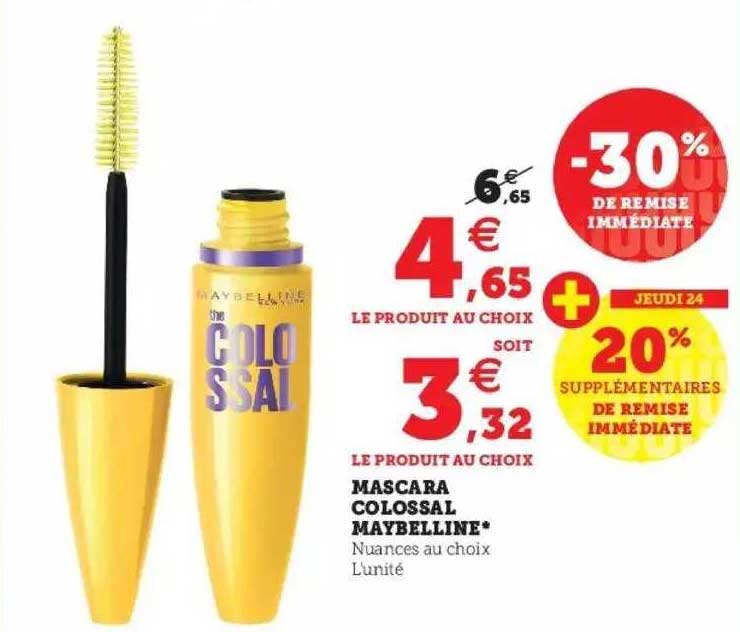 mascara colossal maybelline