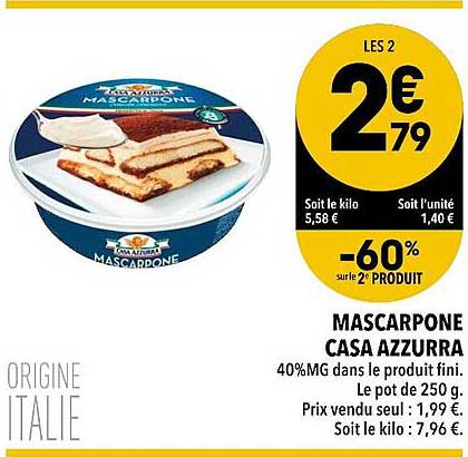 mascarpone casa azzurra