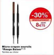 micro-crayon sourcils "rouge baiser"