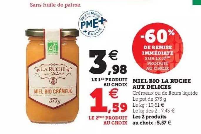 miel bio la ruche aux délices