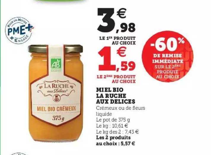 miel bio la ruche aux délices