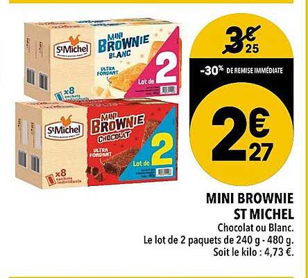 Mini Brownie St Michel