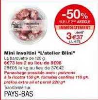 mini involtini "l'atelier blini"