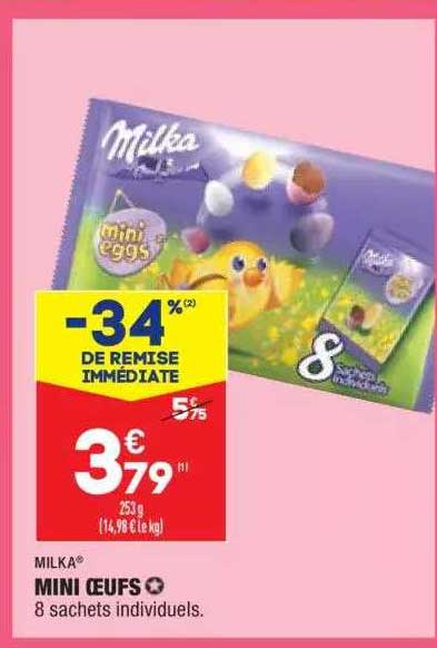 Mini Oeufs Milka