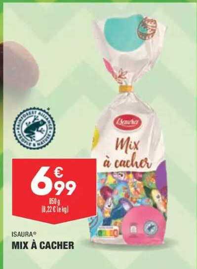 mix à cacher isaura