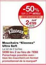 Mouchoirs "kleenex" Ultra Soft