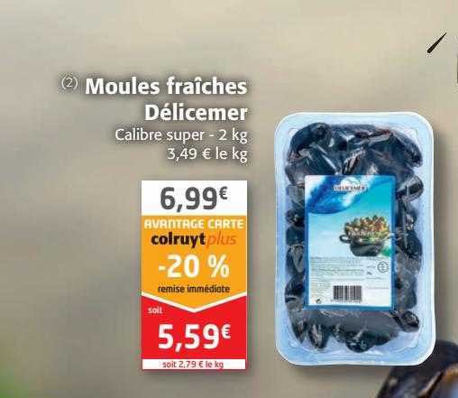 Moules Fraîches Délicemer