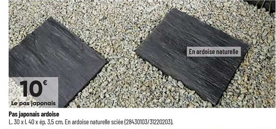 pas japonais ardoise