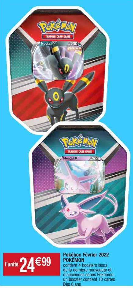pokébox février 2022 pokémon