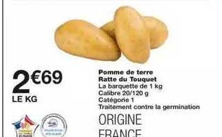 pomme de terre ratte du touquet