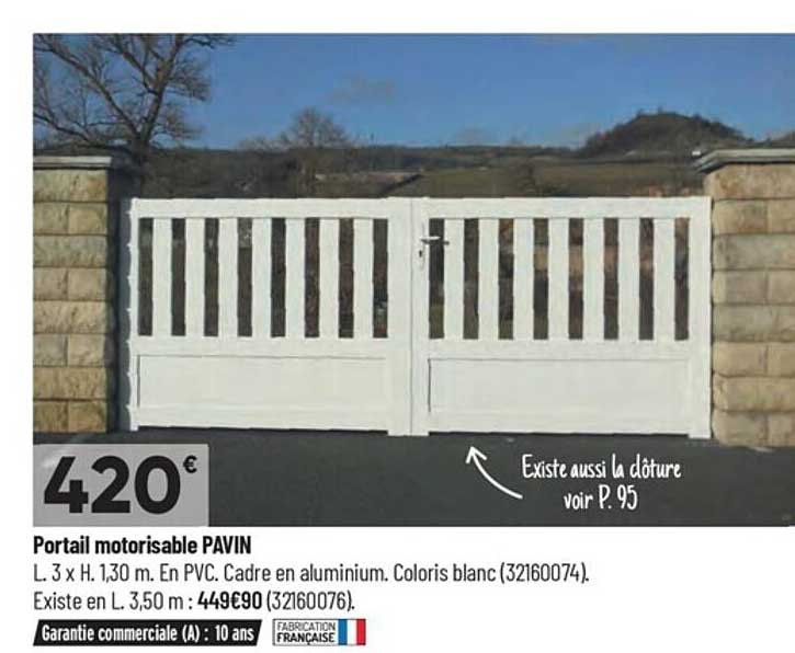 Portail Motorisable Pavin