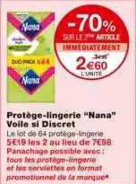 protège lingerie "nana" voile si discret