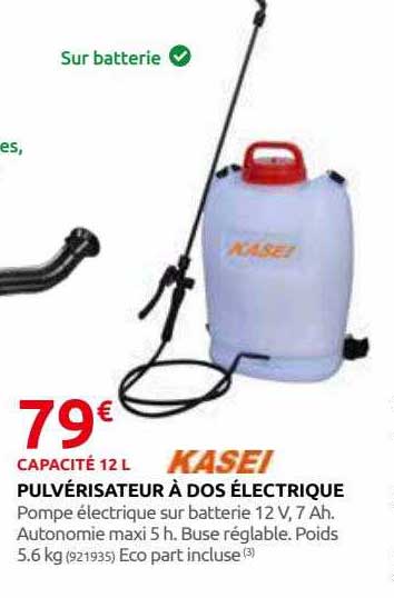 pulvérisateur à dos électrique kasei