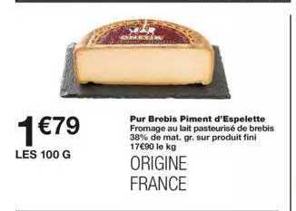 pur brebis piment d'espelette