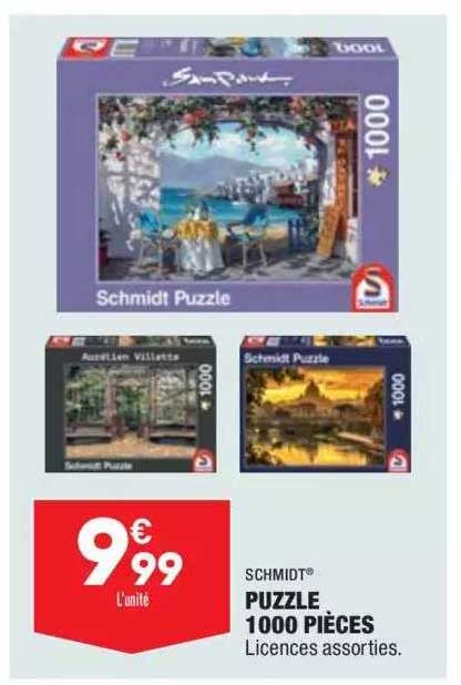 puzzle 1000 pièces schmidt
