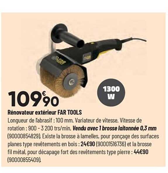 rénovateur extérieur far tools