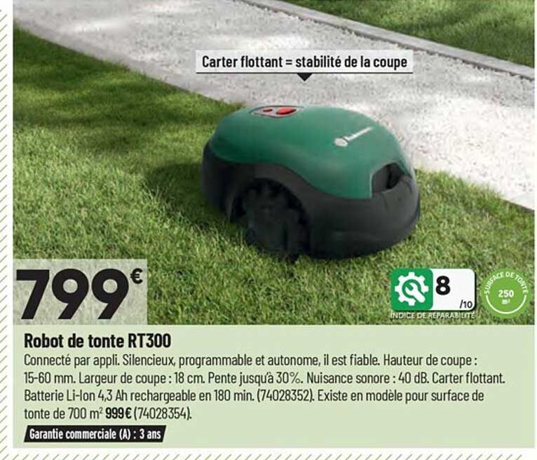 robot de tonte rt300