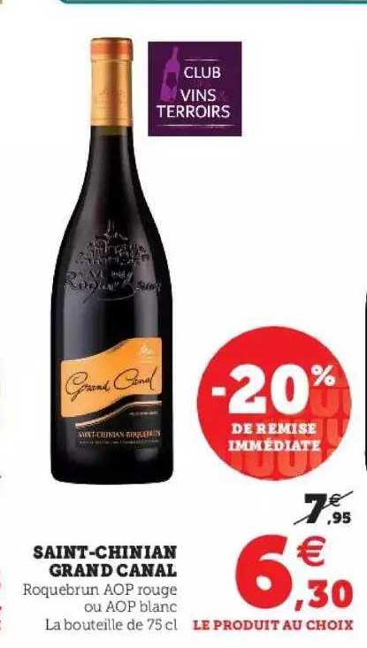 Saint-chinian Grand Canal