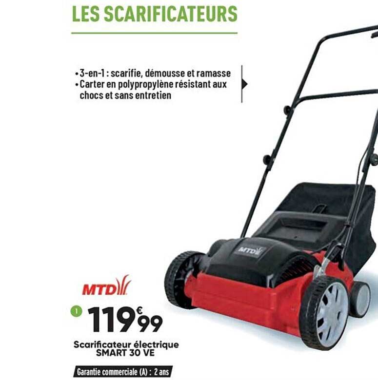 scarificateur électrique smart 30 ve mtd