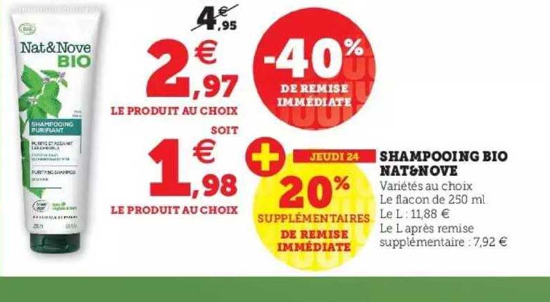 Shampooing Bio Nat&nove