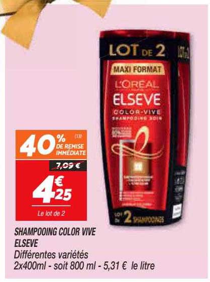 Shampooing Color Vive Elsève
