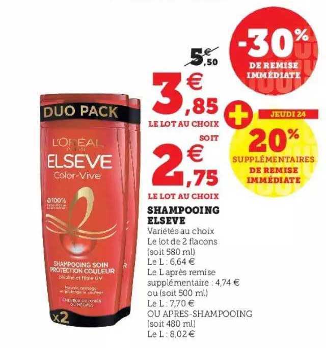 Shampooing Elsève