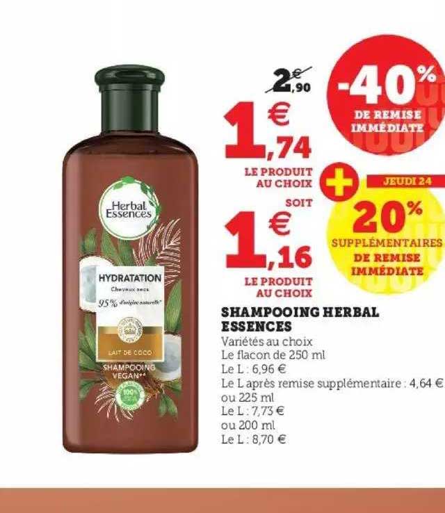 shampooing herbal essences