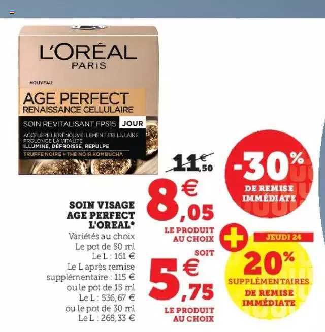 Soin Visage Age Perfect L'oréal