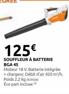 souffleur à batterie bga 45