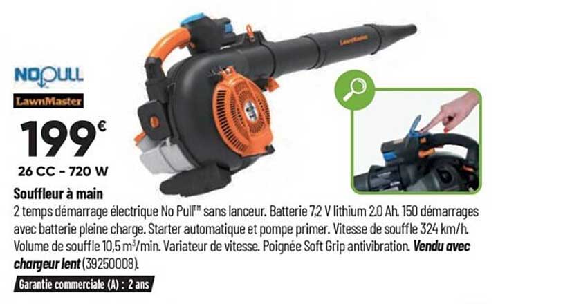 souffleur à main lawnMaster