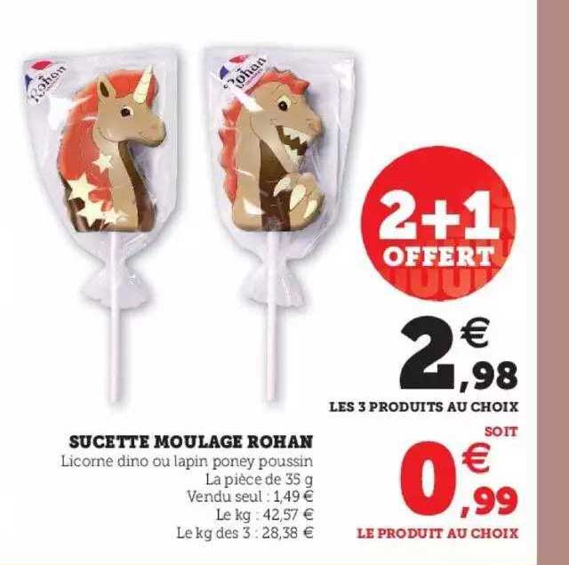 sucette moulage rohan